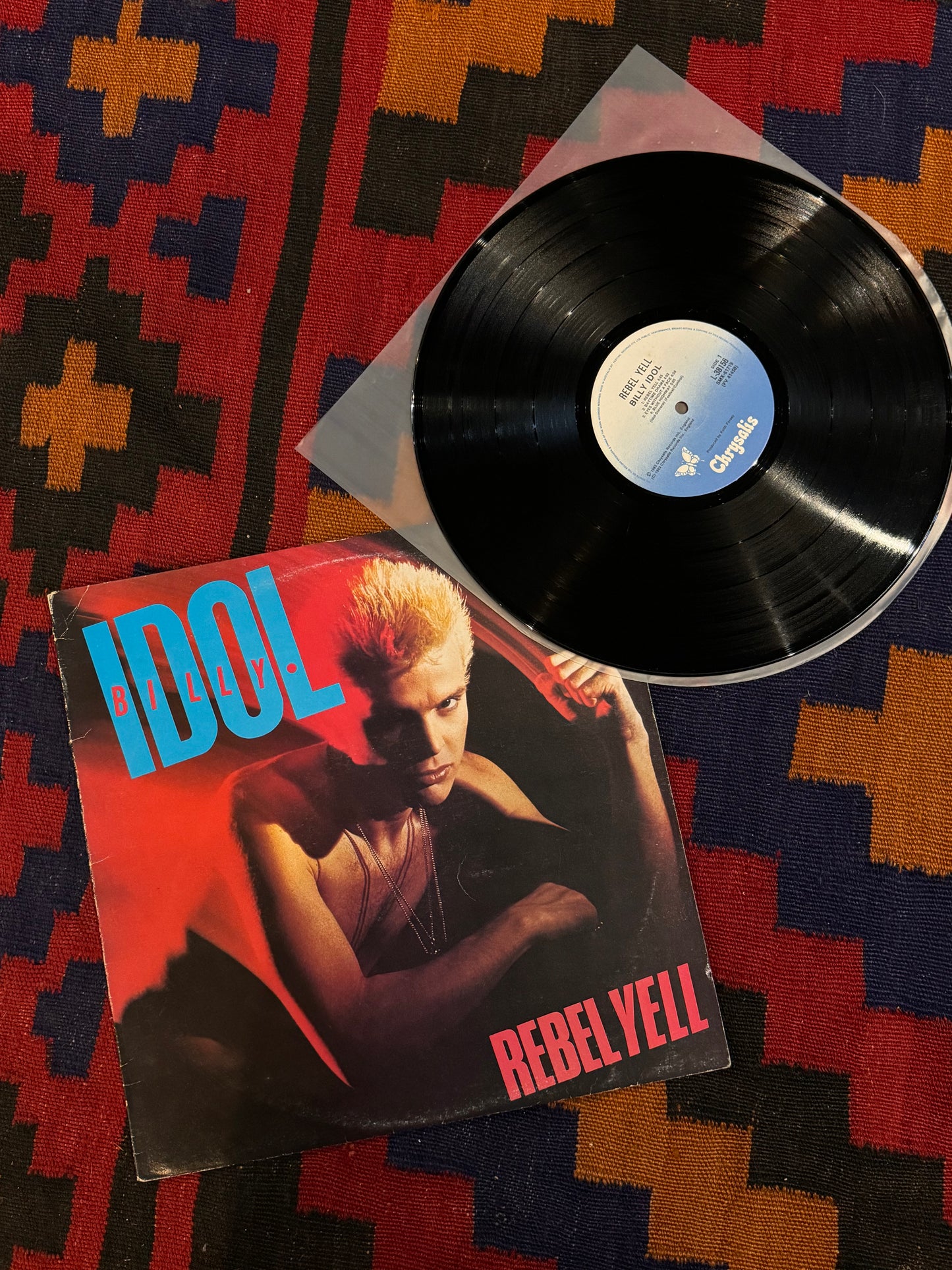 Billy Idol - 'Rebel Yell' 1983 Australian Issue Vinyl