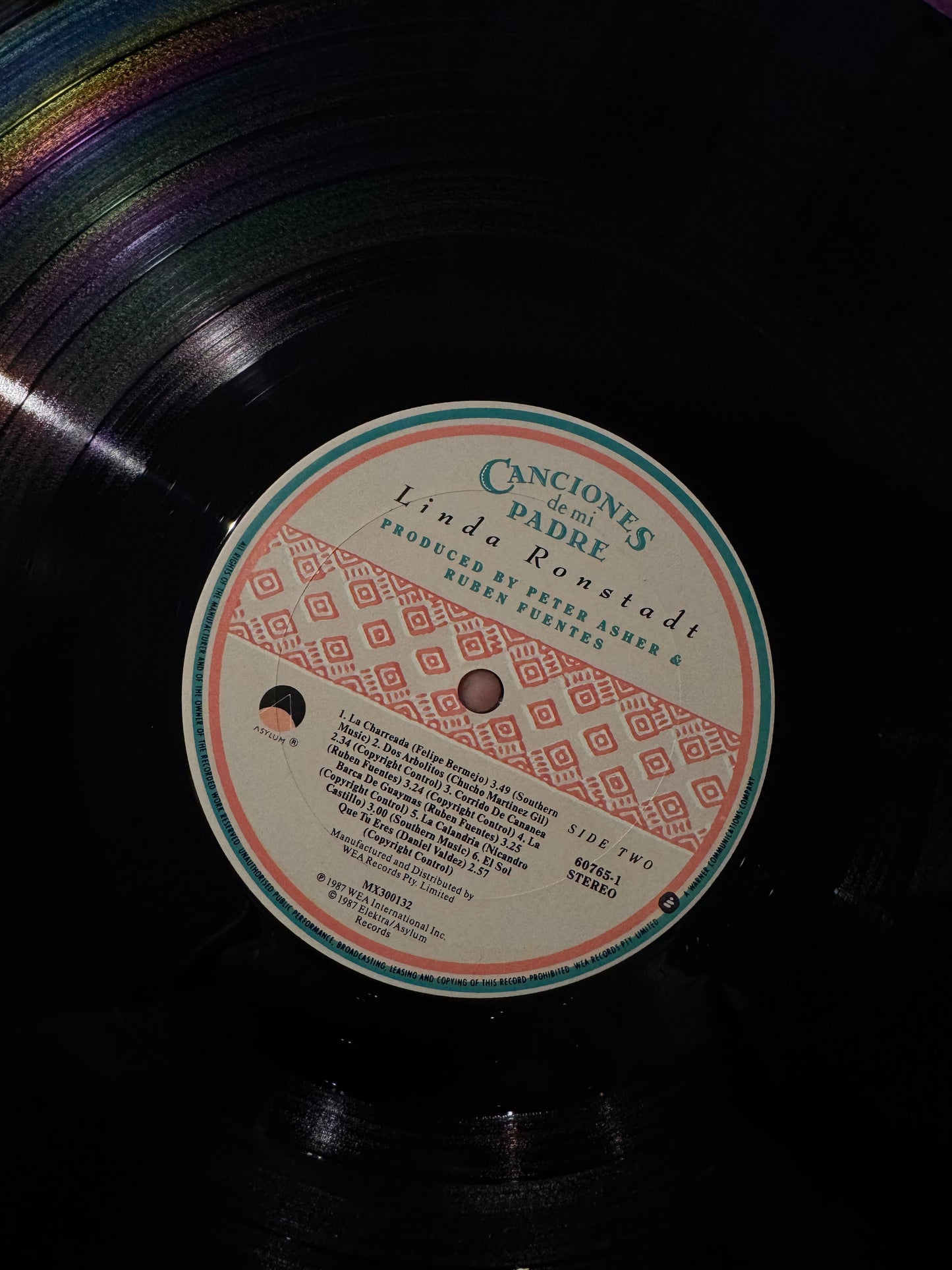 Linda Ronstadt - 'Canciones de mi Padre' Vintage Vinyl