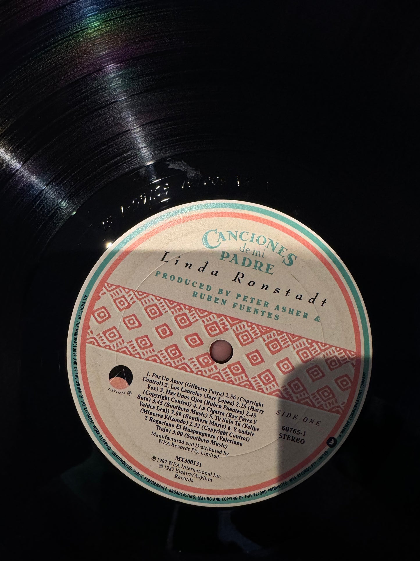 Linda Ronstadt - 'Canciones de mi Padre' Vintage Vinyl