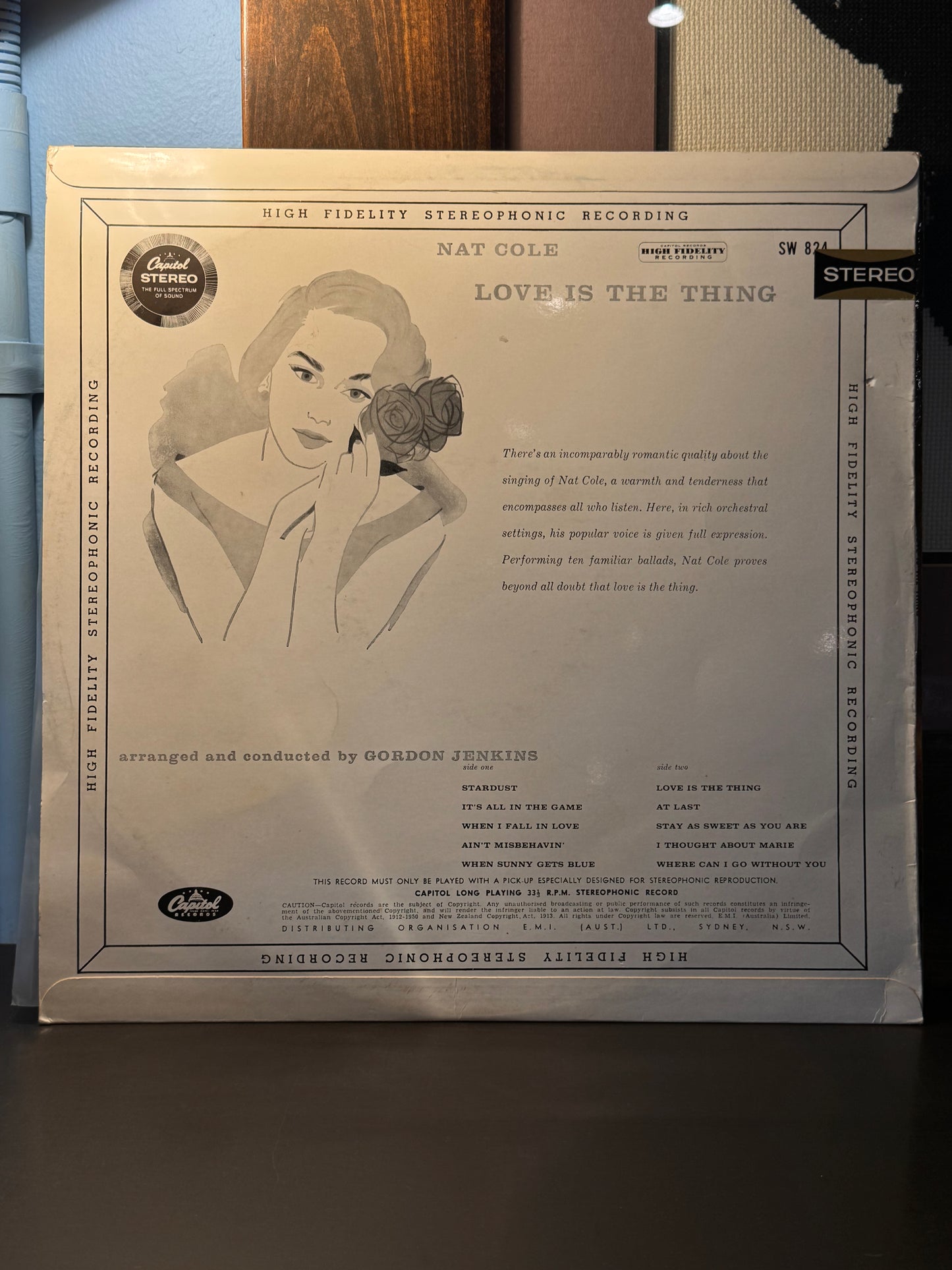 Nat "King" Cole - 'Love is the Thing' Vintage Vinyl