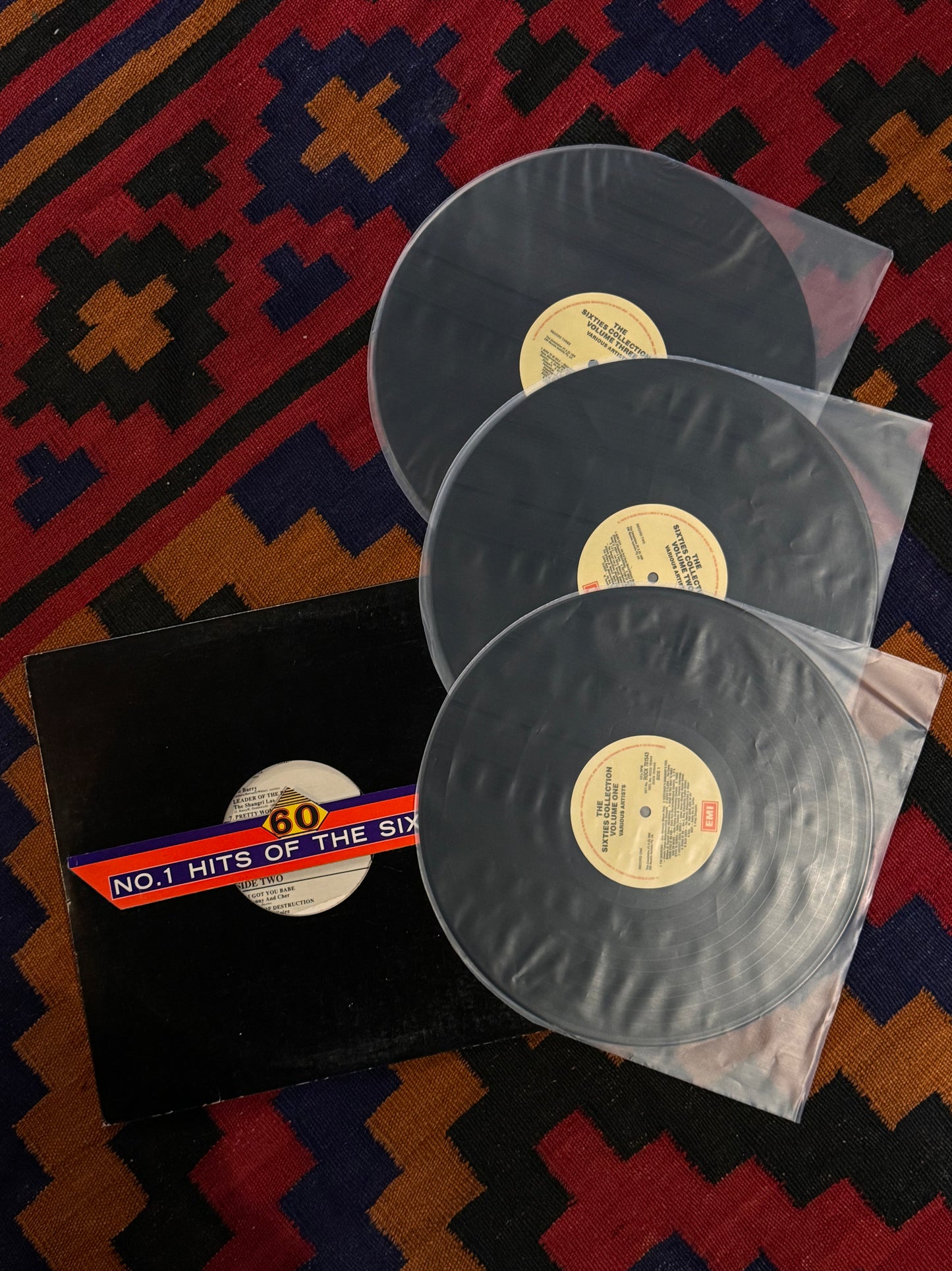 'No. 1 Hits of The Sixties' Various Artists - 3 x LP Vinyl Collection