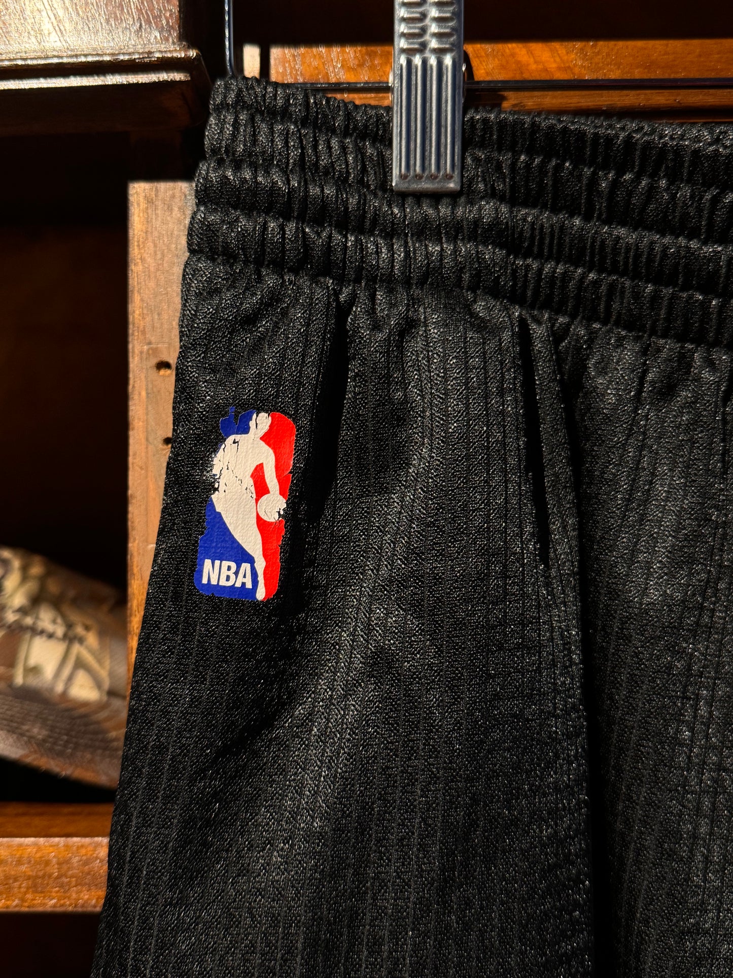 Black/Red Adidas x NBA Basketball Shorts [M]