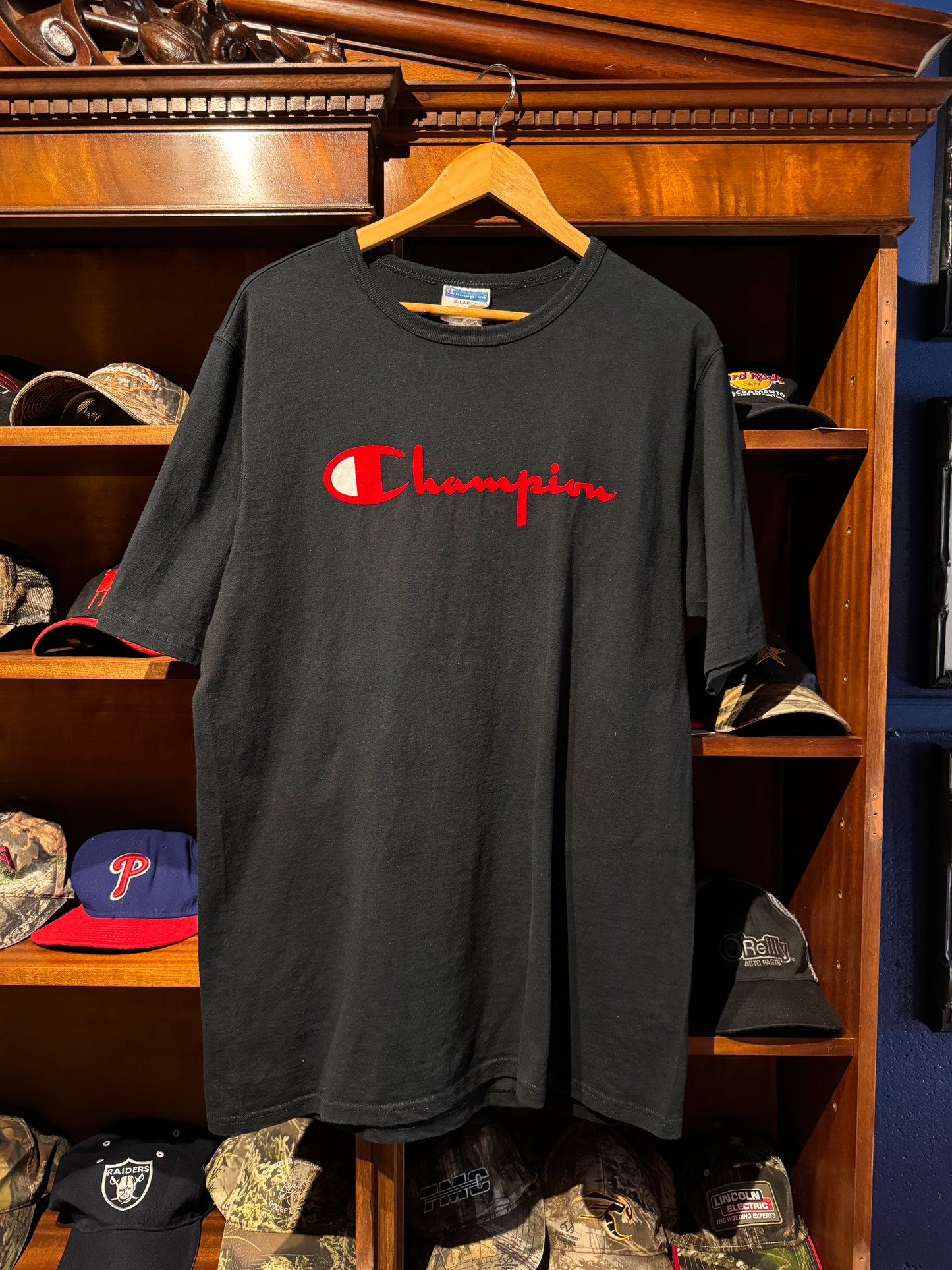 Black Champion Tee [XL]