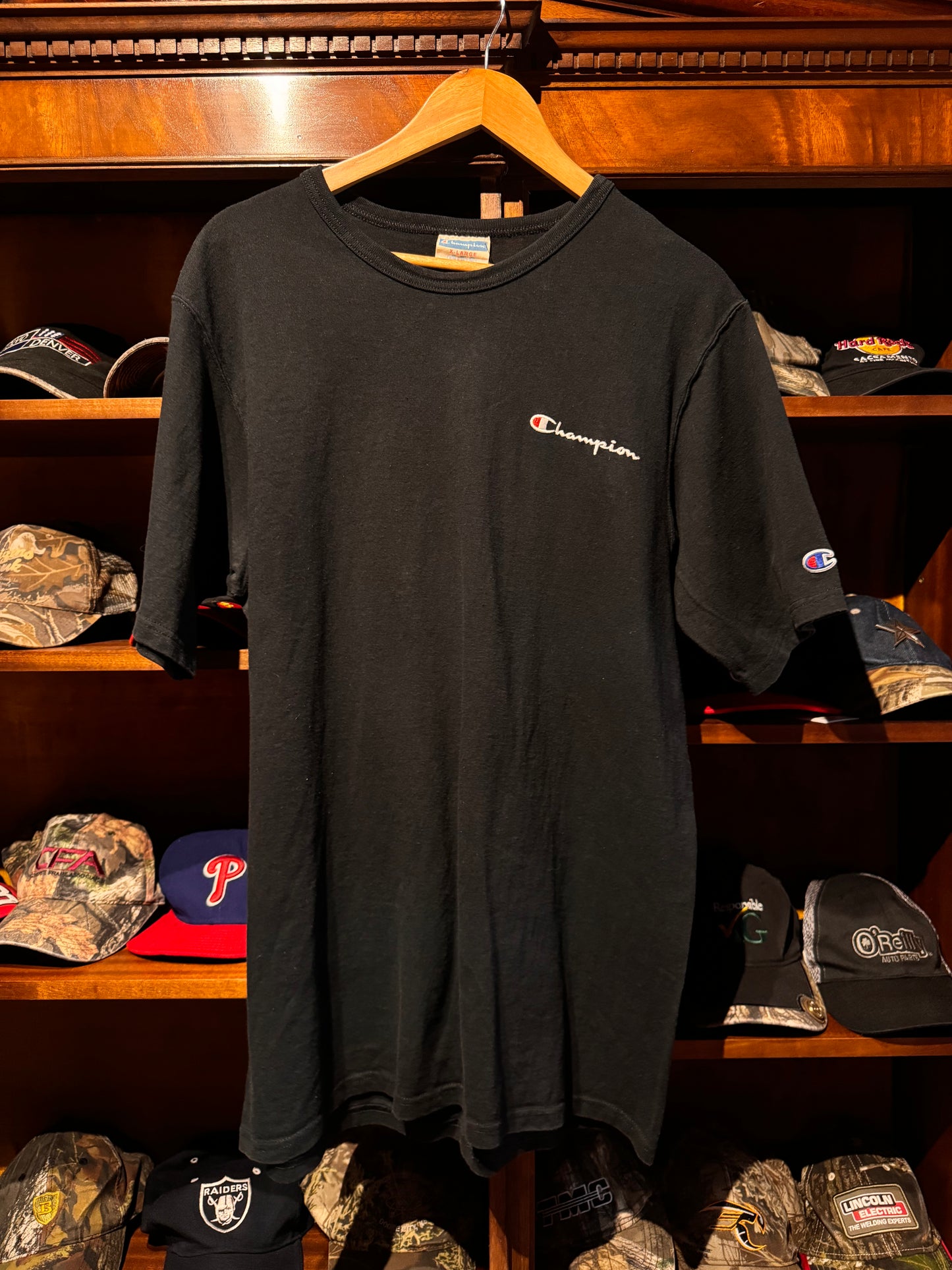 Black Champion Tee [XL]