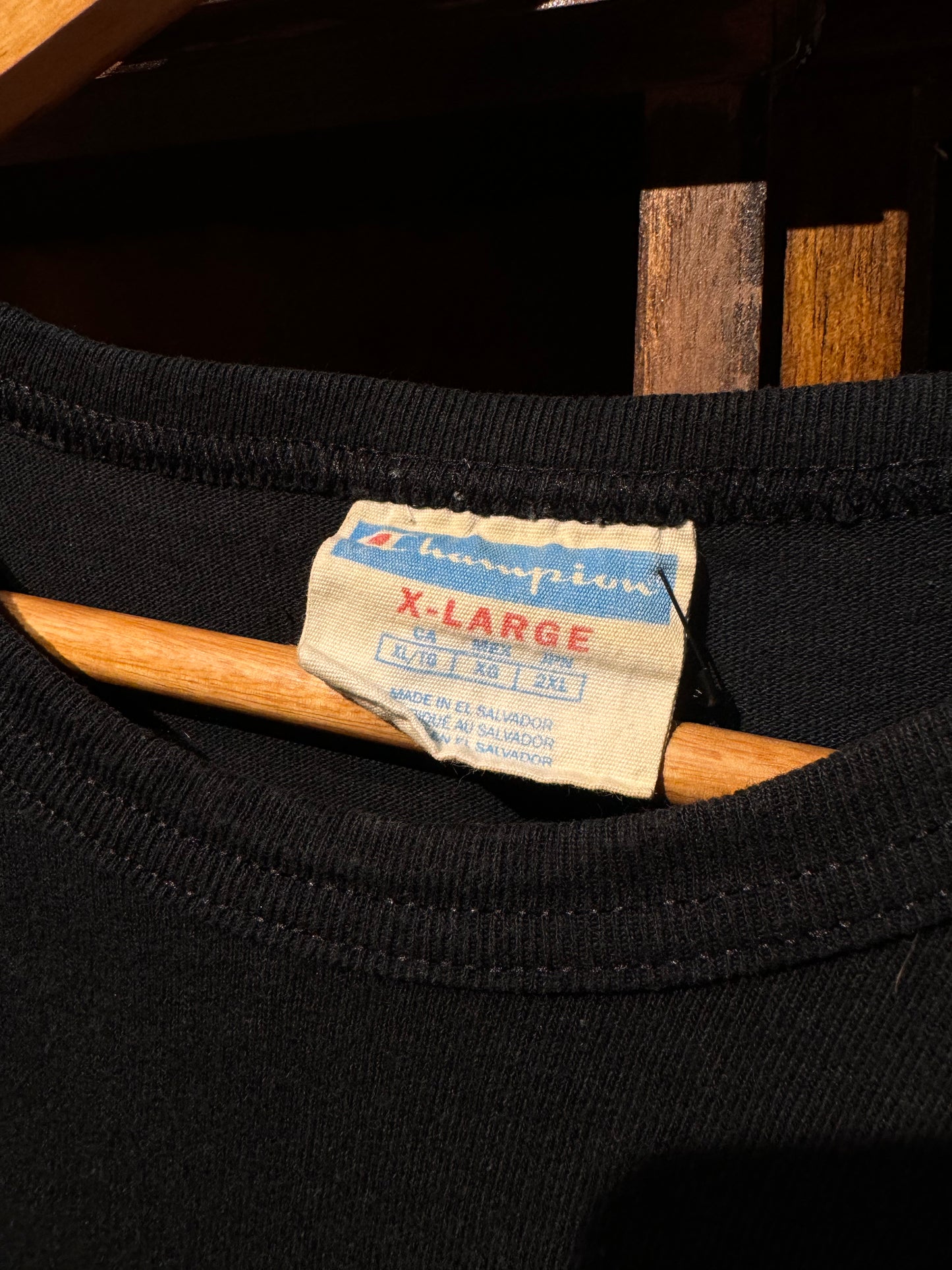 Black Champion Tee [XL]