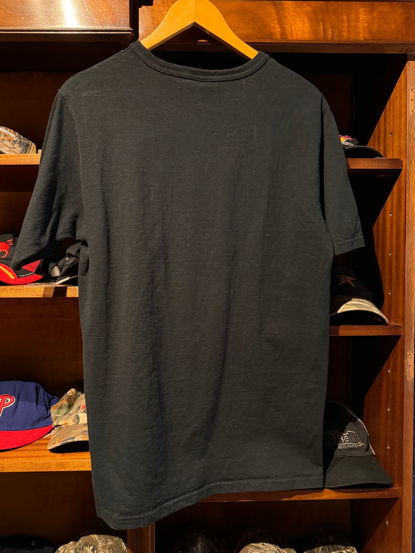 Black & Camo Champion Tee [L]