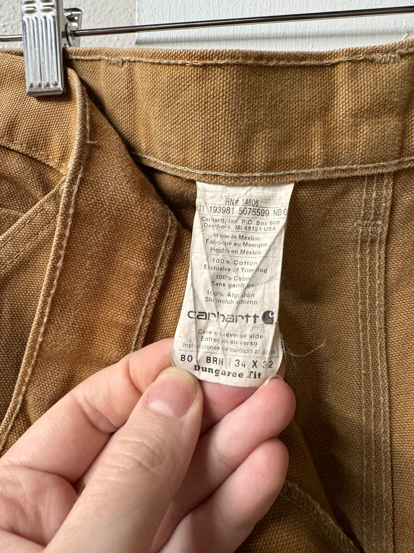 Vintage Carhartt Straight Leg Jeans [34”]
