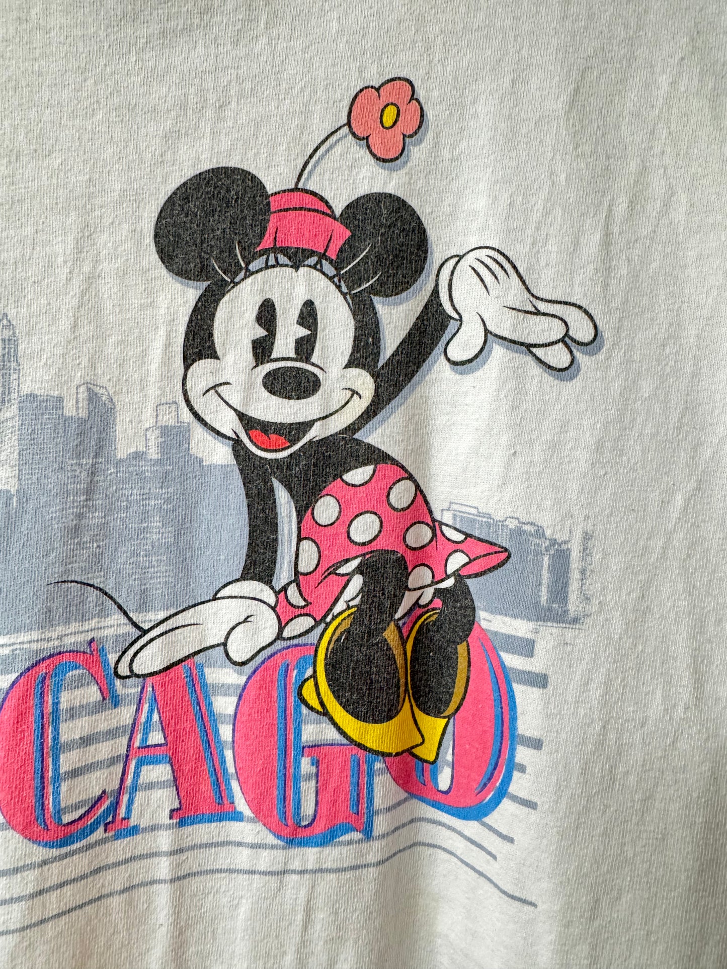Chicago Minnie Mouse Disney White Tee [XL]