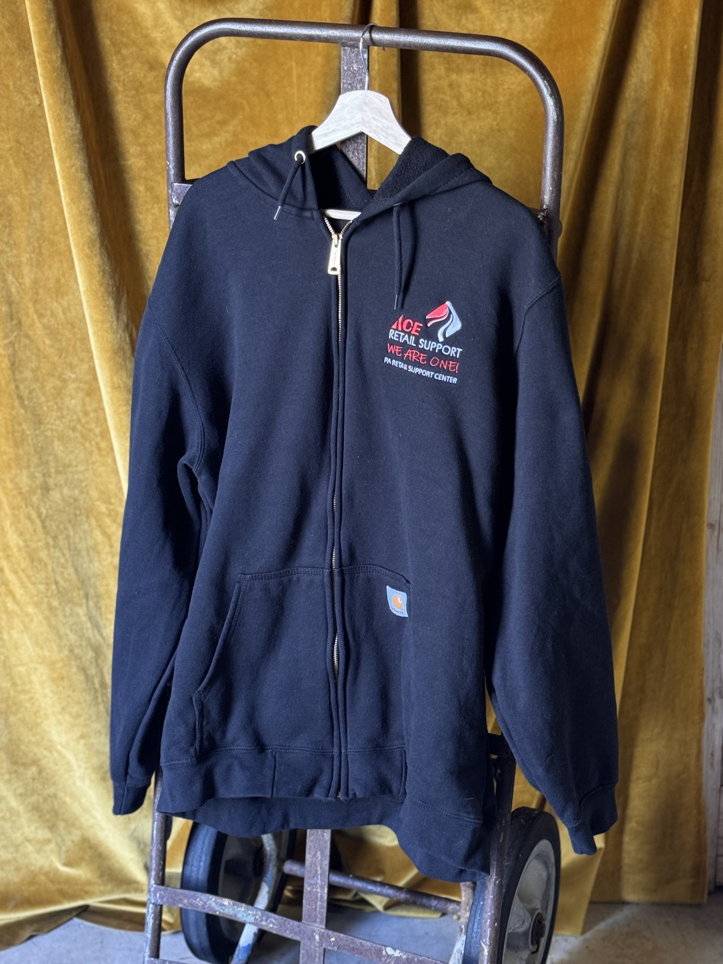Black Oversized Carhartt Hoodie [XL]