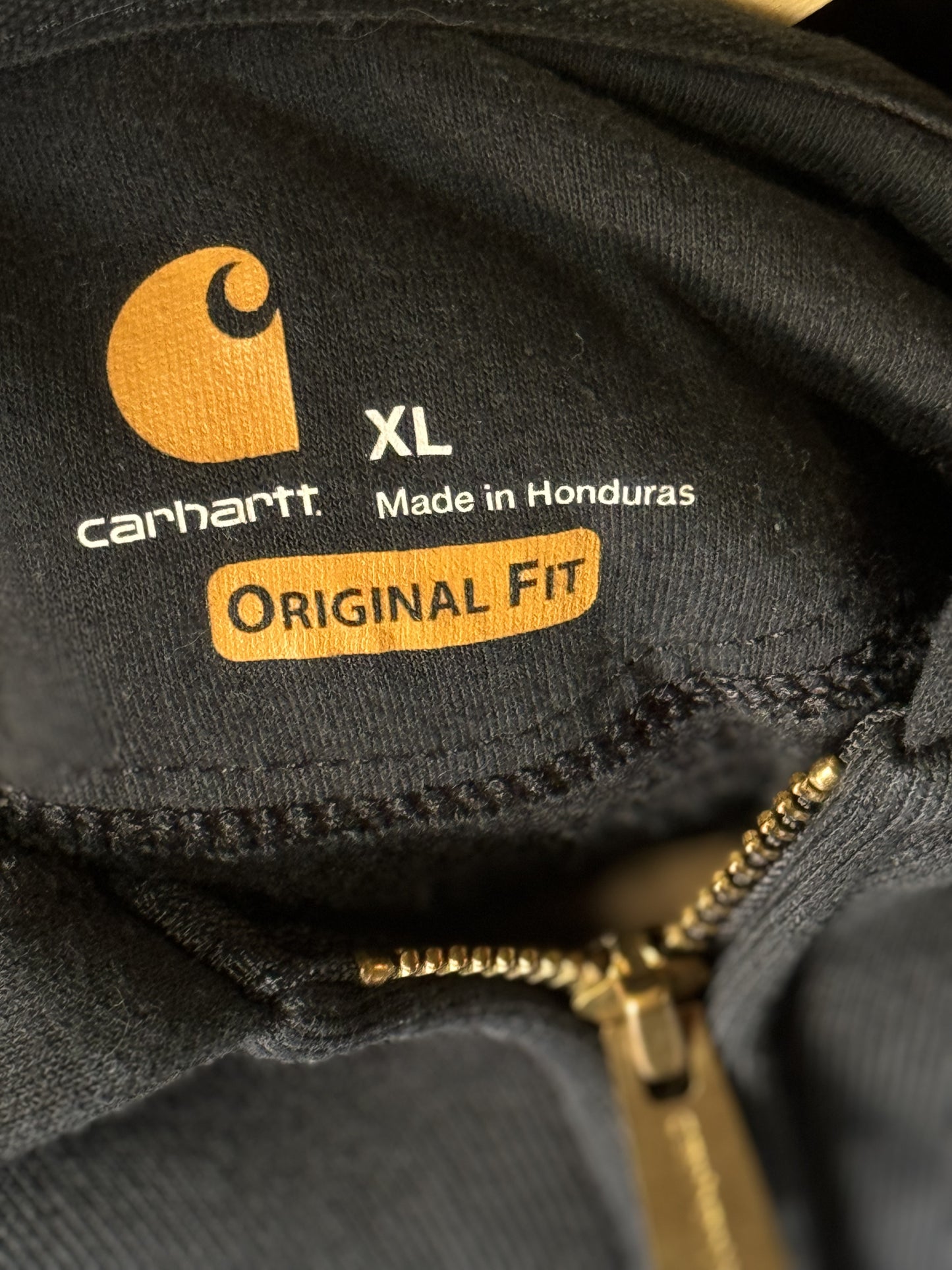 Black Oversized Carhartt Hoodie [XL]