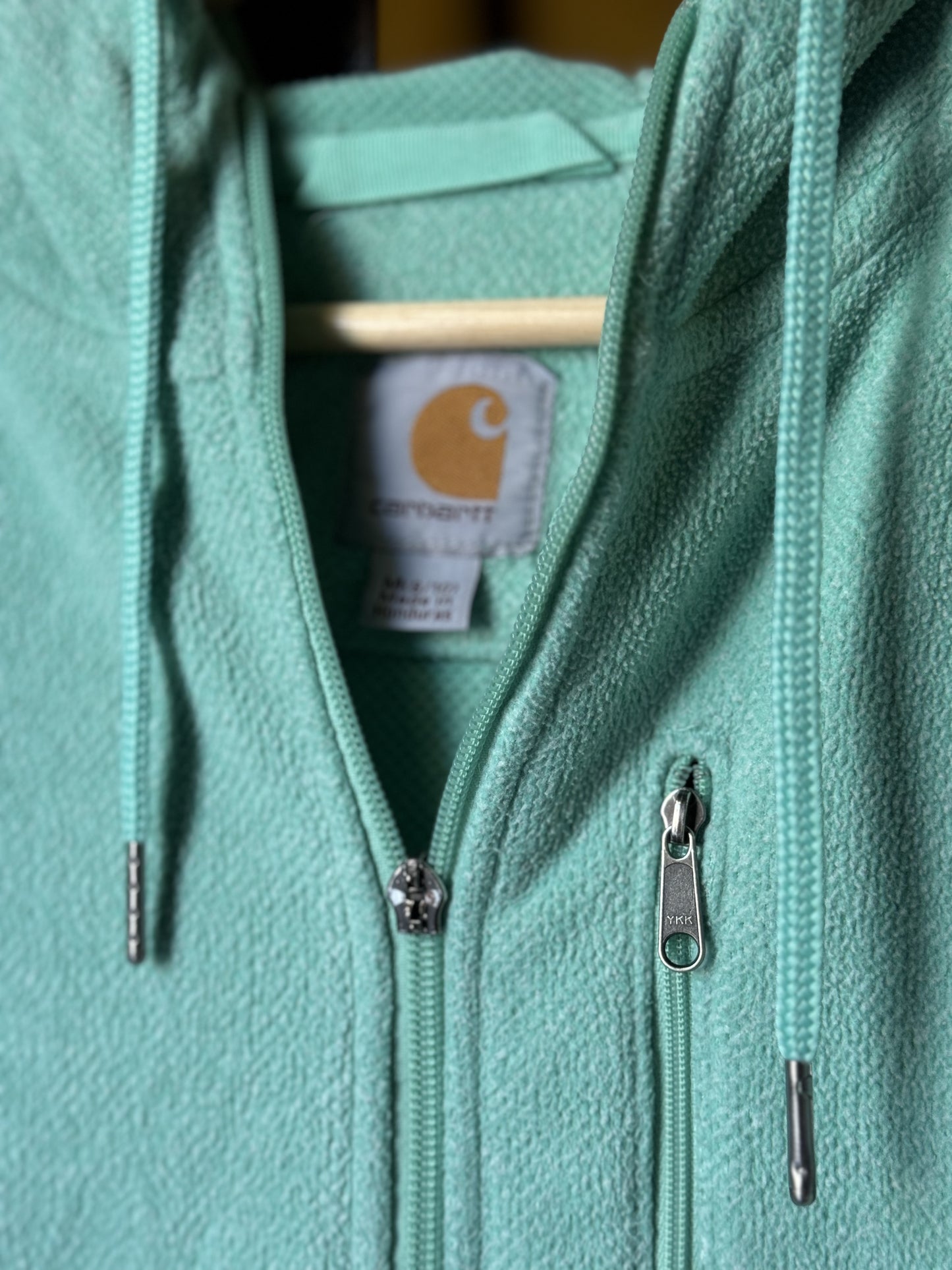 Womens Green Carhartt Hoodie [M]