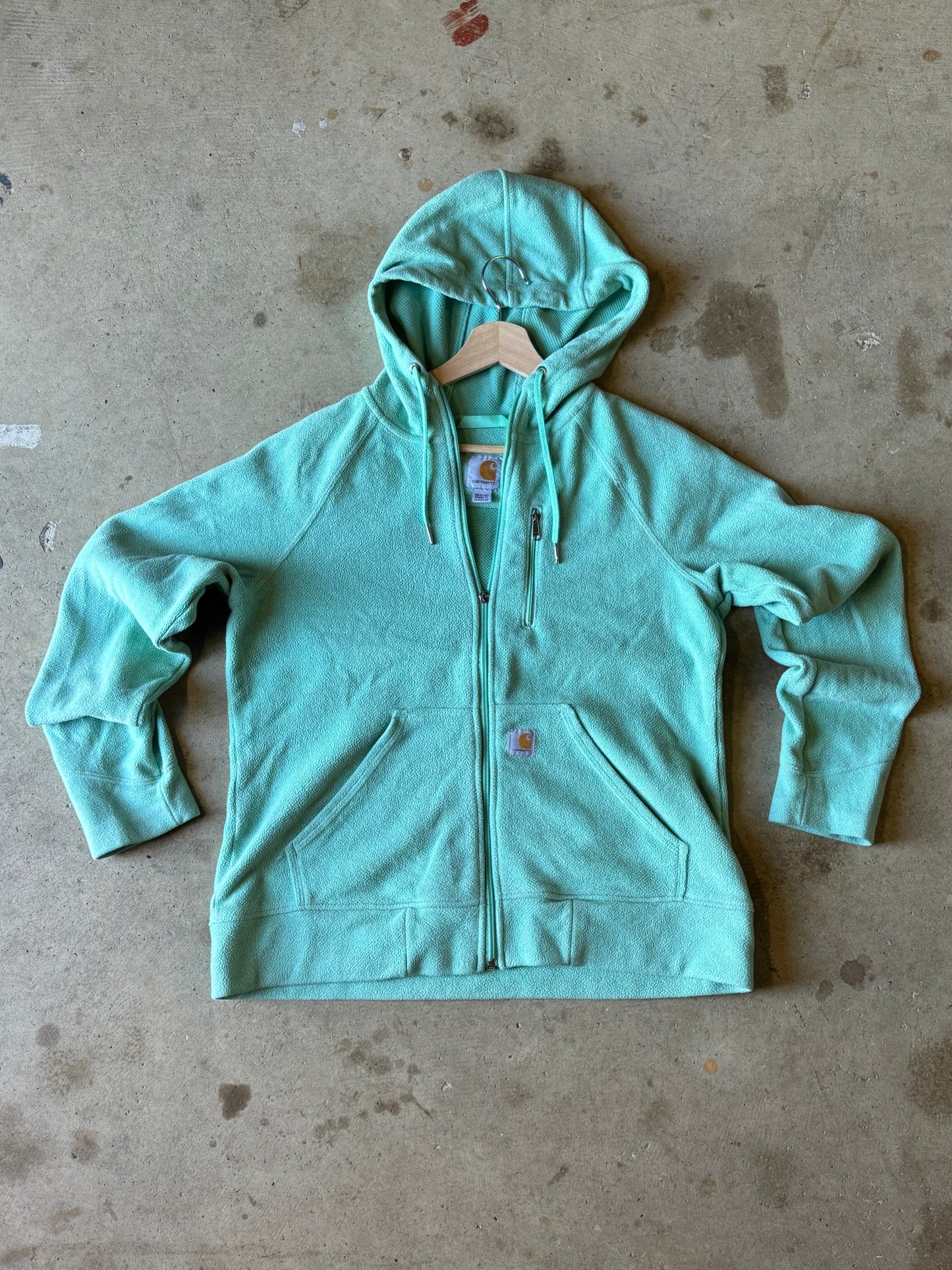 Womens Green Carhartt Hoodie [M]