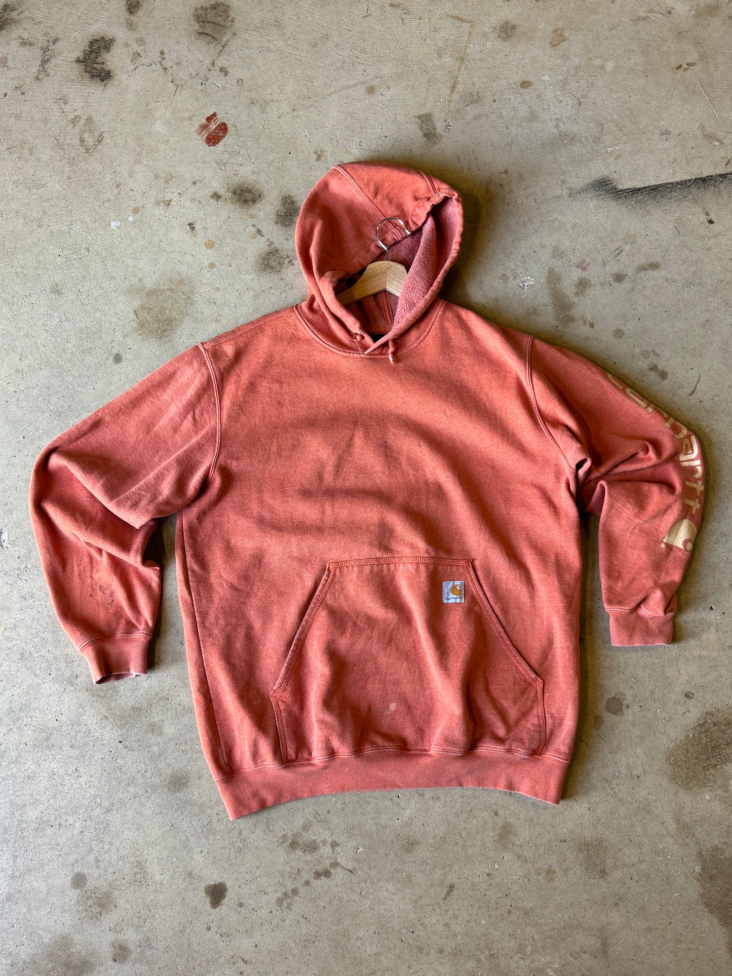 Orange Vintage Carhartt Hoodie [L]