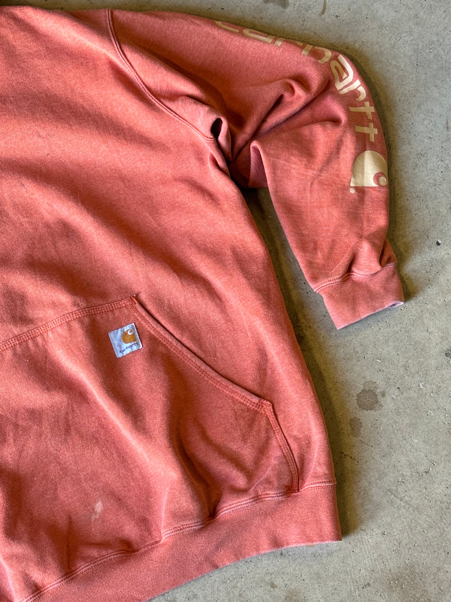 Orange Vintage Carhartt Hoodie [L]