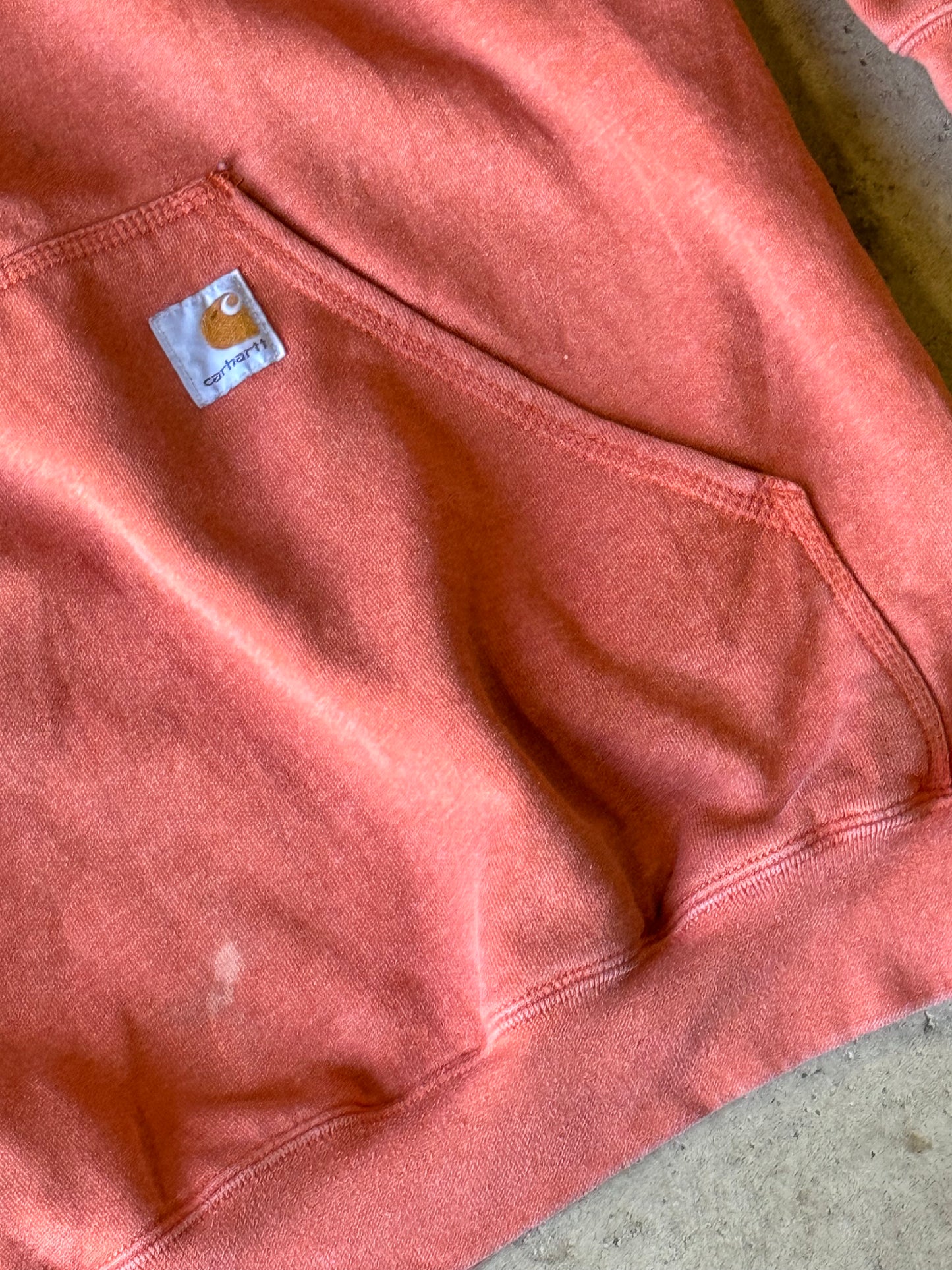 Orange Vintage Carhartt Hoodie [L]