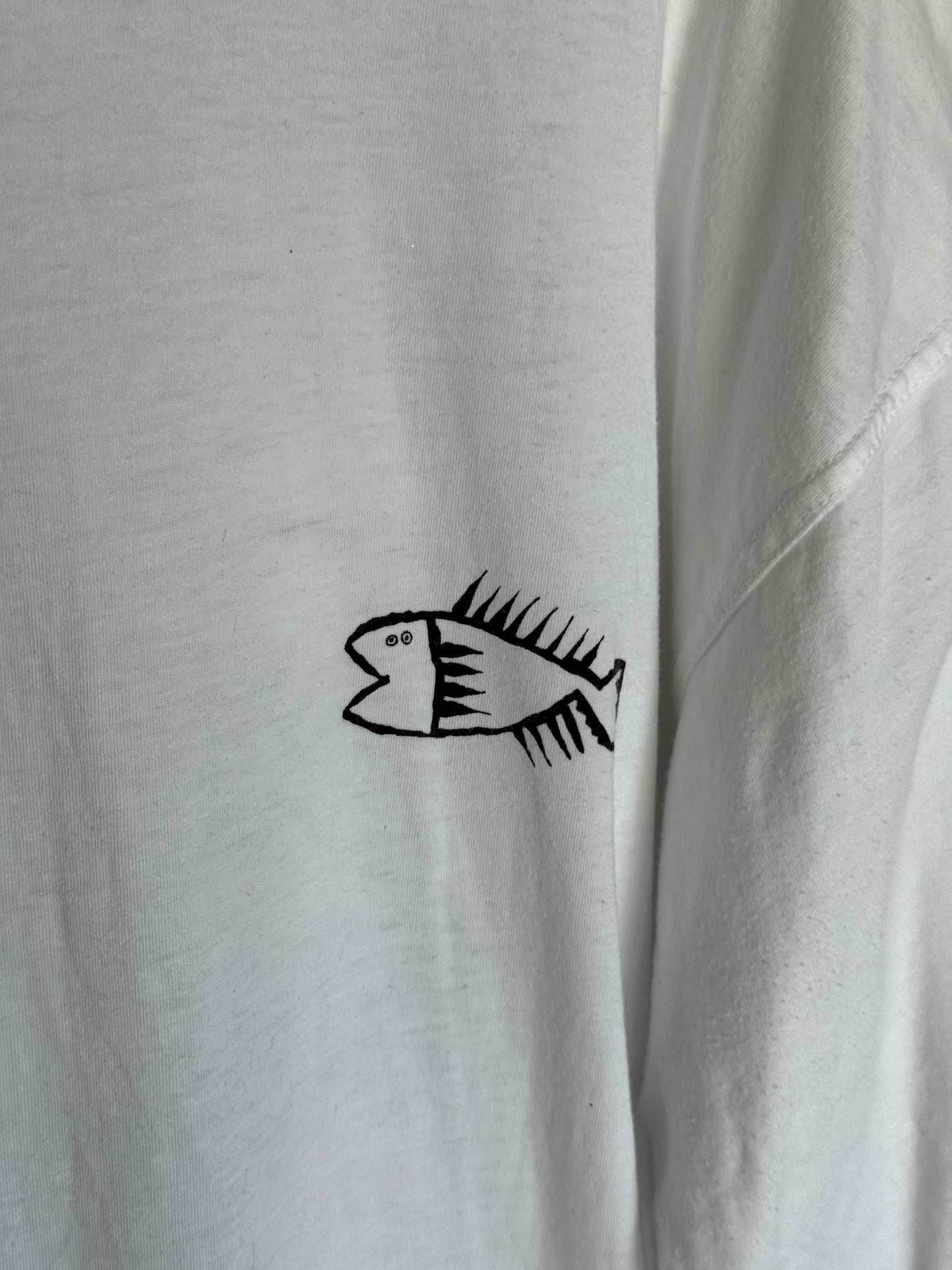 White Graphic Tee [XL]