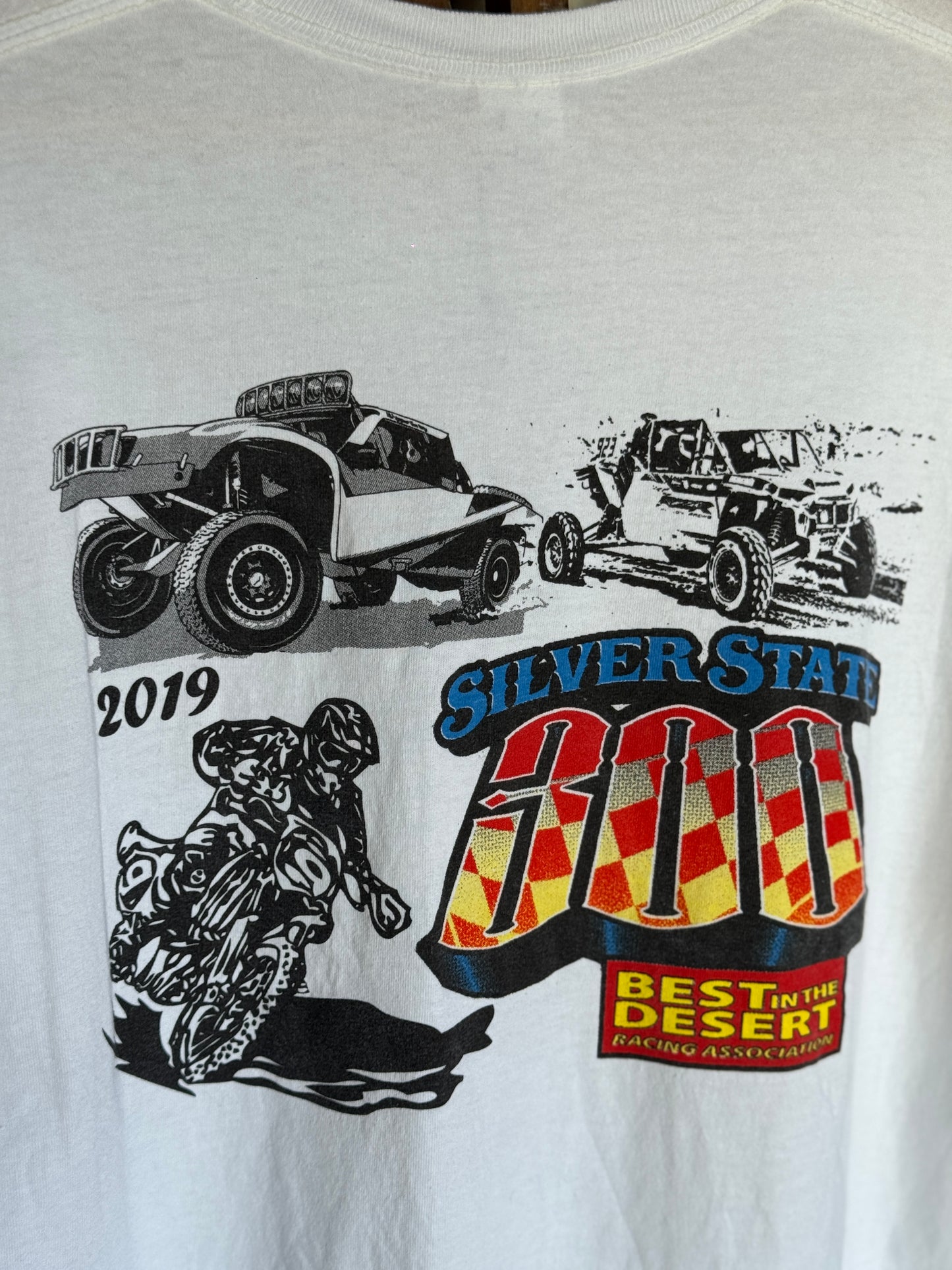 Silver State White Tee [XL]
